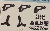 5802324298（1只）+5802324297（1只）+5802324276（3只） SUN VISOR BRACKET 