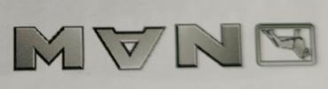 81978400329/81978400321/81978400319/81978700126 MARK EMBLEM for MAN TGA-XXL/XL