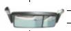  REAR MIRROR (SHORT MANUAL) LH for MAN TGX/TGS/TGL/TGM