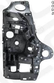 9608802503 HEAD LAMP HOUSING RH for BENZ TRUCK ACTROS MP4 2014