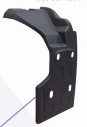 9608817204 FRONT WHEEL FENDER RH for BENZ TRUCK ACTROS MP4 2014