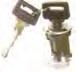 10724751/1072474/1072475 DOOR LOCK CORE WITH KEY for VOLVO FL 7 / FL 10 / FL12 88