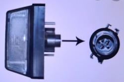 98426076 LICENSE PLATE LAMP RH for IVECO EUROSTAR/EUROTECH/EUROTRAKKER